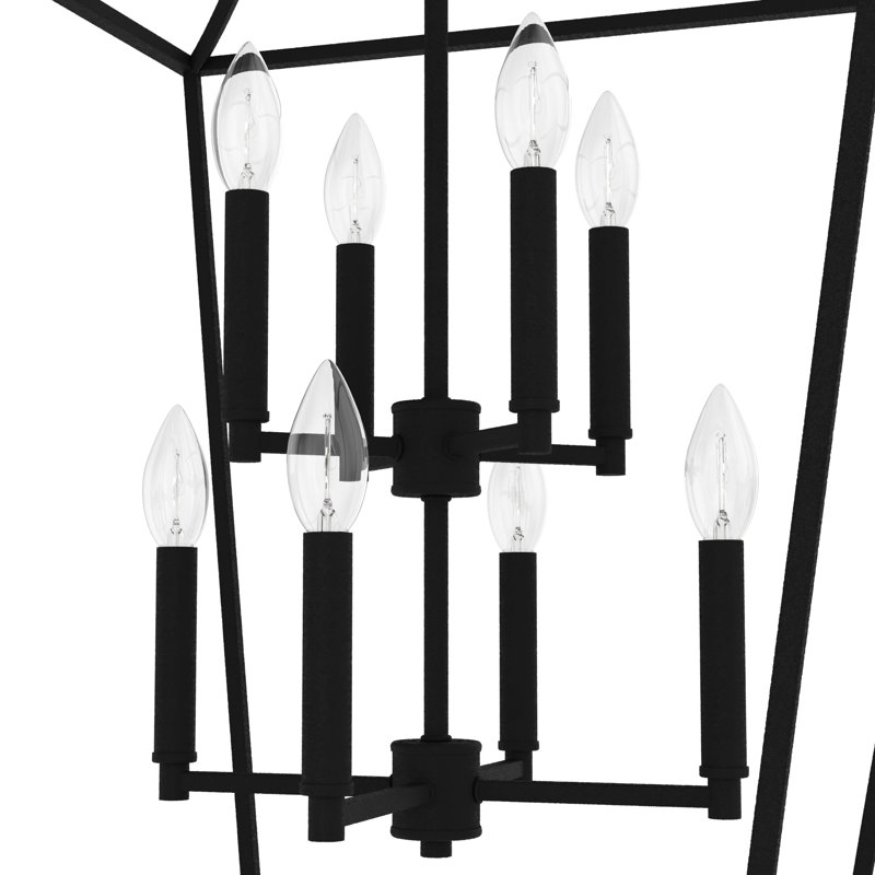 Laurel Ridge 8 Light Lantern Pendant, Natural Iron