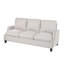 Ensemble de canapé de salon moderne 3 pièces comprenant canapé modulaire, causeuse et fauteuil, idéal pour le confort et le style d'un appartement-1011519615