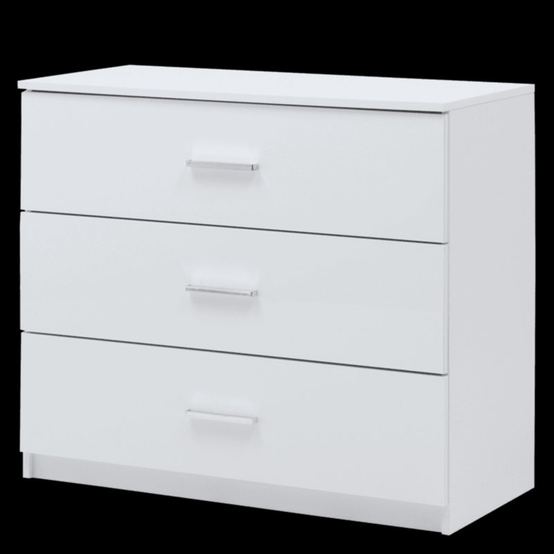 Dobbie 93cm W 3 - Drawer Chest of Drawers