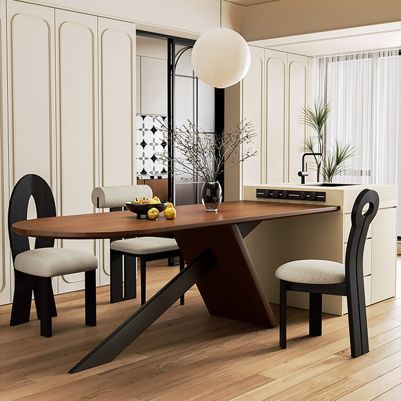 Table de salle à manger 70,87 po, 29.53" H x 70.87" W x 31.5" D