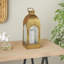 Lanterne bougie en métal pour l'intérieur