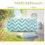 Coussin en coton à chevrons-1354899265