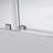 52 in. W x 78 in. H Single Added Frameless Shower Door with Clear Glass-66707855