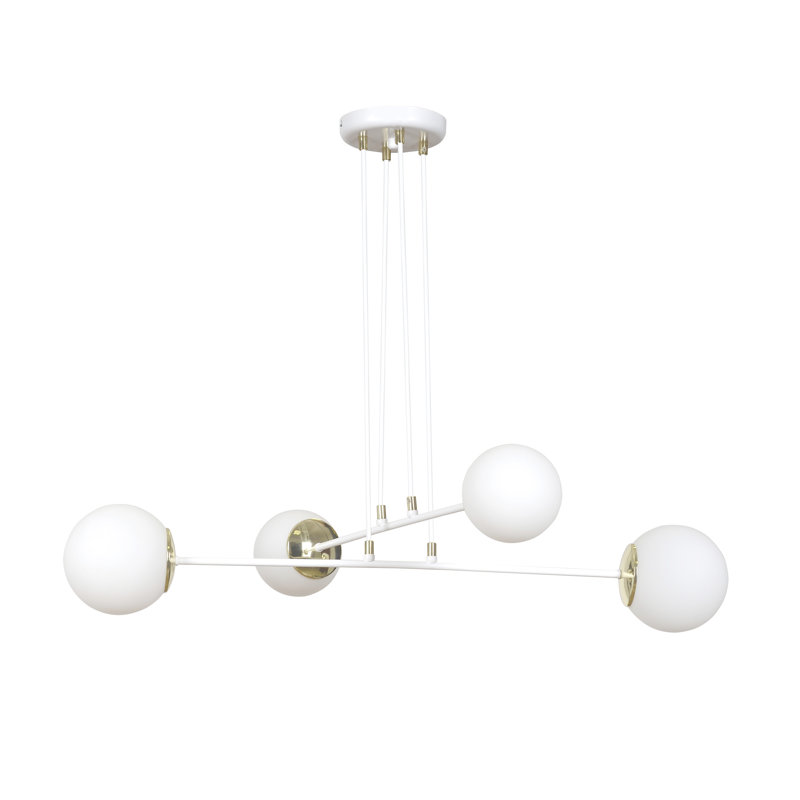Cecily 4 - Light Kitchen Island Pendant, White