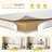 35.4in. Makeup Vanity Table with Mirror and Lights,Charging Station,2 Drawers,Large Cabinet,3-Color Adjustable Lighting