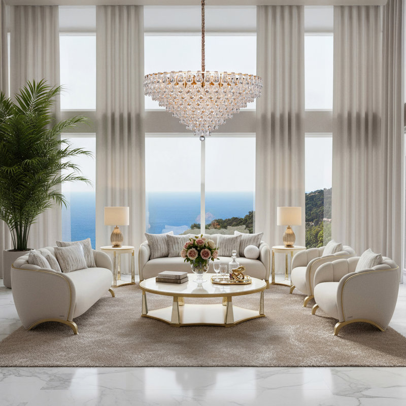 Gala 28-Light Round LED Chandelier
