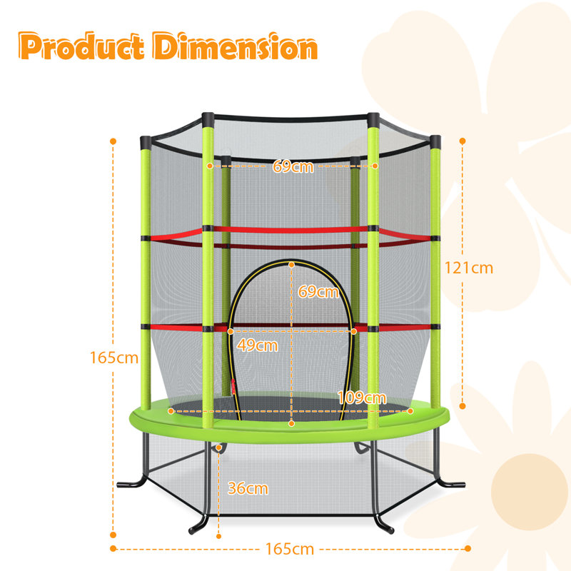 Marionville Freeport Park ft Hexagon Trampoline, Green