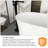 67" White Acrylic Freestanding Bathtub
