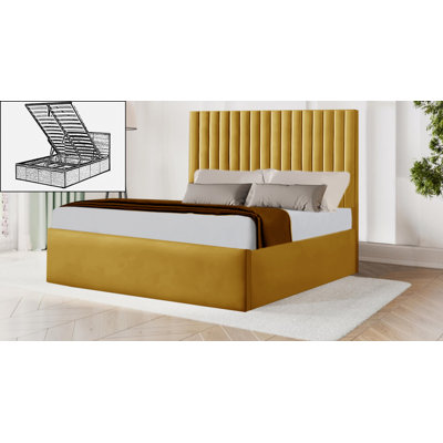 Azhan Upholstered Ottoman Storage Bed