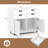 4 Drawer File Cabinet Rolling Printer Stand With Wheels Wooden Chest Of Drawers
