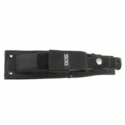 SOG Seal Pup Elite 4.85 Inch Survival Tactical Knife w/ Kydex Sheath, Black TiNi