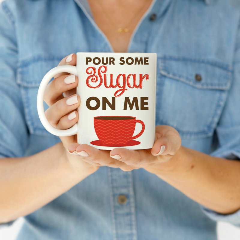 Grande tasse à café pour le sucre