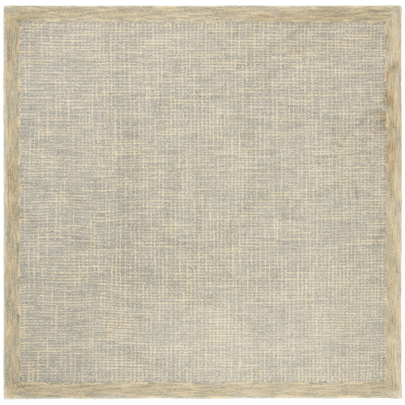 Bartho Hand Tufted Wool Rug, Square 6'