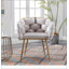 Tabouret de commode simple en velours simple pour chambre à coucher-642860410-642860408
