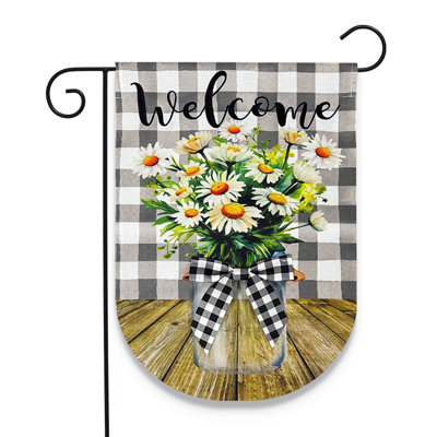 Drapeau de jardin Welcome Farmhouse