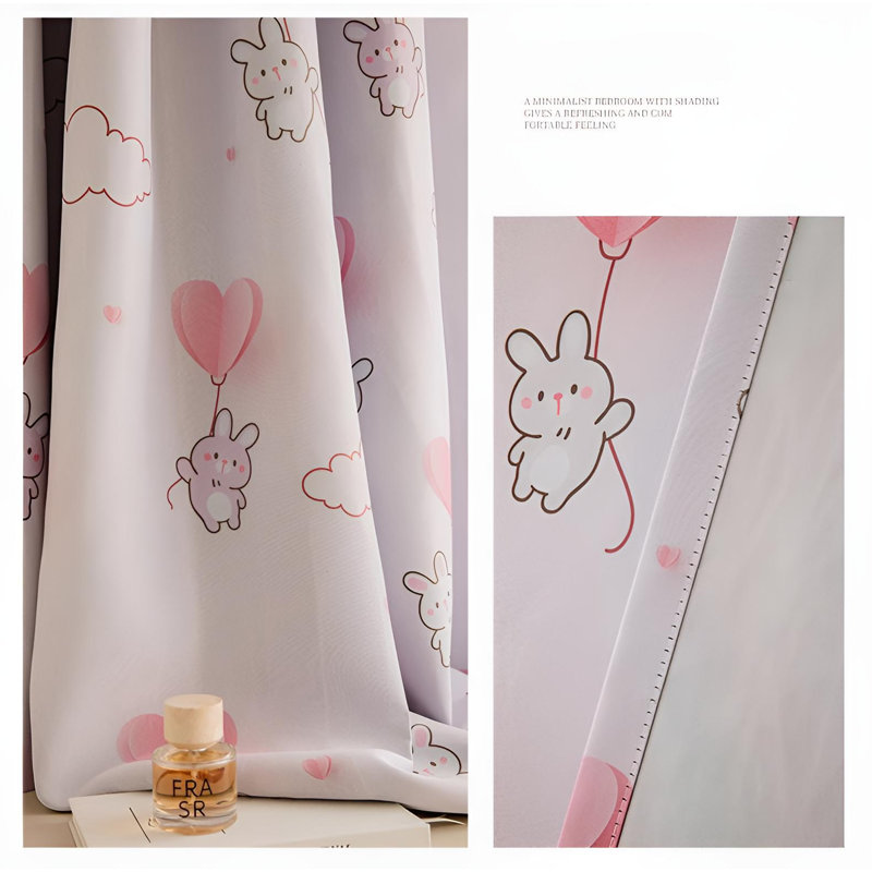 Griffeth Room Darkening Curtain Single Panel, 78.74" W x 106.3" L