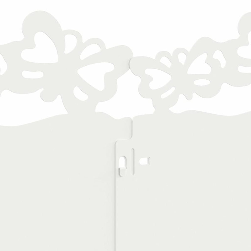 22cm H x 103cm W Steel Hardware, White