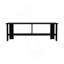 Meuble télé Mid-Century moderne, 2 tablettes-131636637