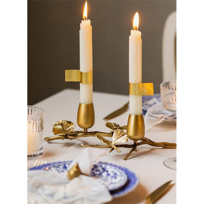 3.74'' H Metal Tabletop Candlestick