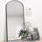Metal Framed Mirror in Black-832924264