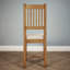 48 cm H Genuine Leather Parsons Chair in Brown