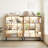 4-Tier Open Shelf Bookshelf 7 Cube Storage Organizer Bookcase With Anti-Tilt Device And LED-149625824