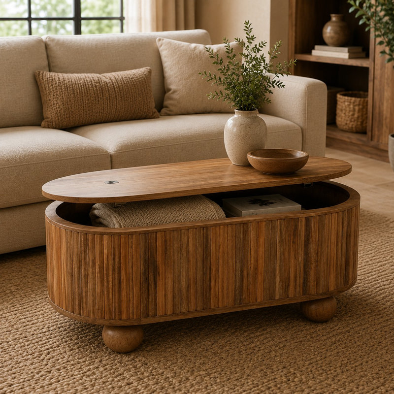 Soba Ball Lid-up Coffee Table
