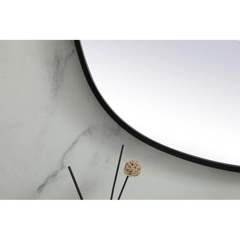 Miroir Bertin, Noir, noir, noir, noir, 48 po x 30 po 