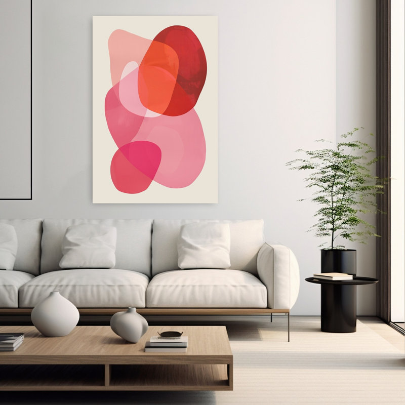 Art mural contemporain abstrait abstrait, H 60 po x l 40 po