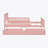 Twin Wood Platform Bed with Guardrails on Both Sides and Two Storage Drawers-59393765