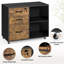 Lendella 80 cm W 3 -Drawer Filing Cabinet