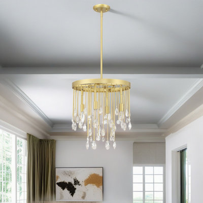 Lustre empire en cristal 4 lumières Bankhead