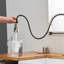 Robinet d'évier de cuisine commercial à poignée simple avec accessoires-60750636