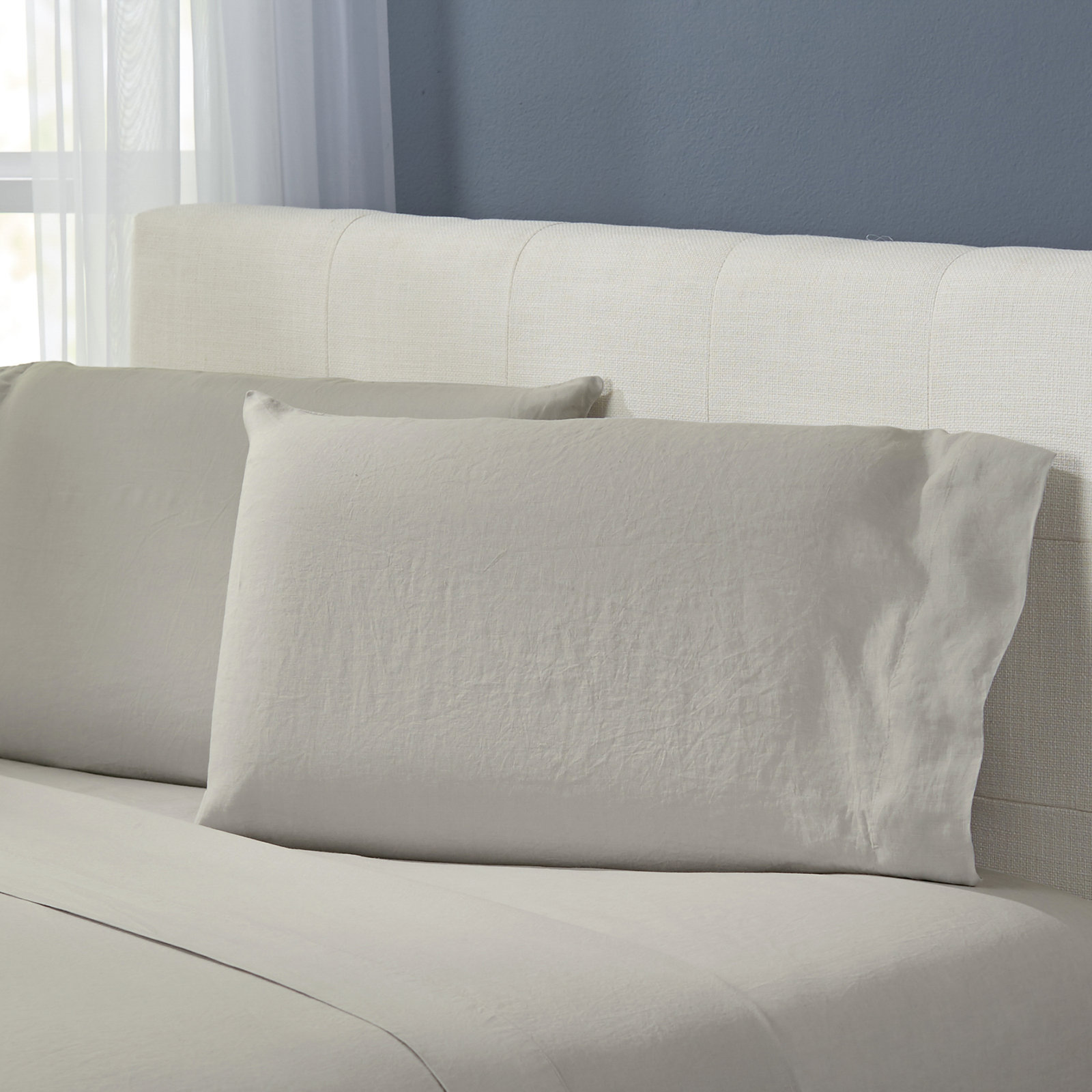 Frazier Linen Pillowcase, Stone