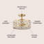 Markey Semi Flush Mount