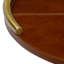Hayes Leather Tray Round Small (Cognac)-1734560727