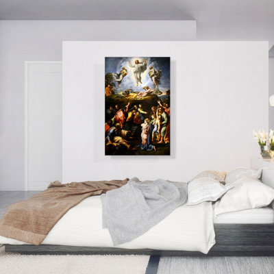 «The Transfiguration 1520» par Raphael, reproduction d'art sur toile tendue