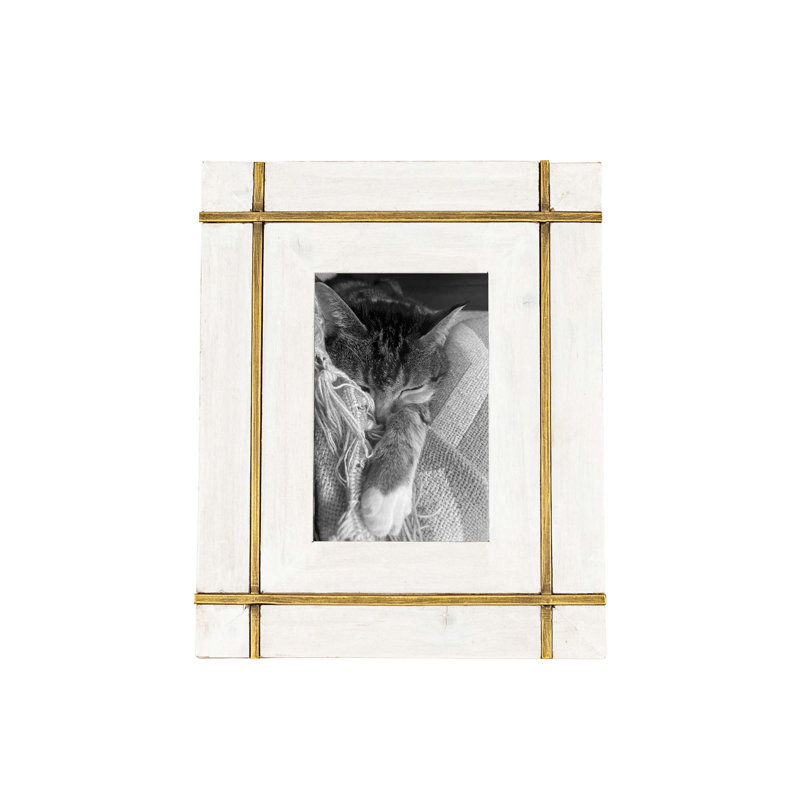Viole White Wood Picture Frame