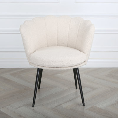 Elsfield - Boucle Scalloped Back Chair
