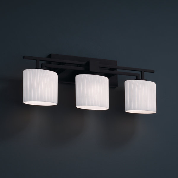 Bonamy 3 - Light Vanity Light, Ribbon, Matte Black