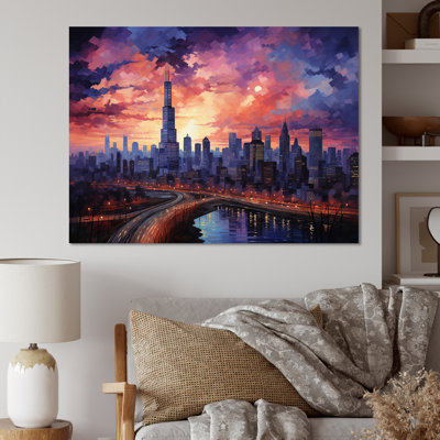 Skyscrapers Glass Giants I - Architecture Wall Art Living Room