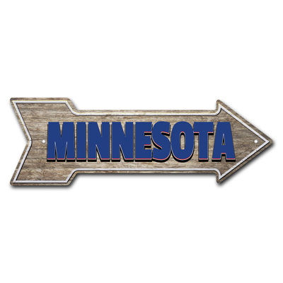 Décalcomanie amusante Minnesota 18 po de large