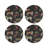 Exotix Vegan Leather Round Pebble Placemat-50817702
