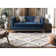 Tapis géométrique en laine / coton tissé à la main Inelda-1215040098