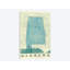 «Alabama Map», impression sur toile-33083537-72241498-72241499