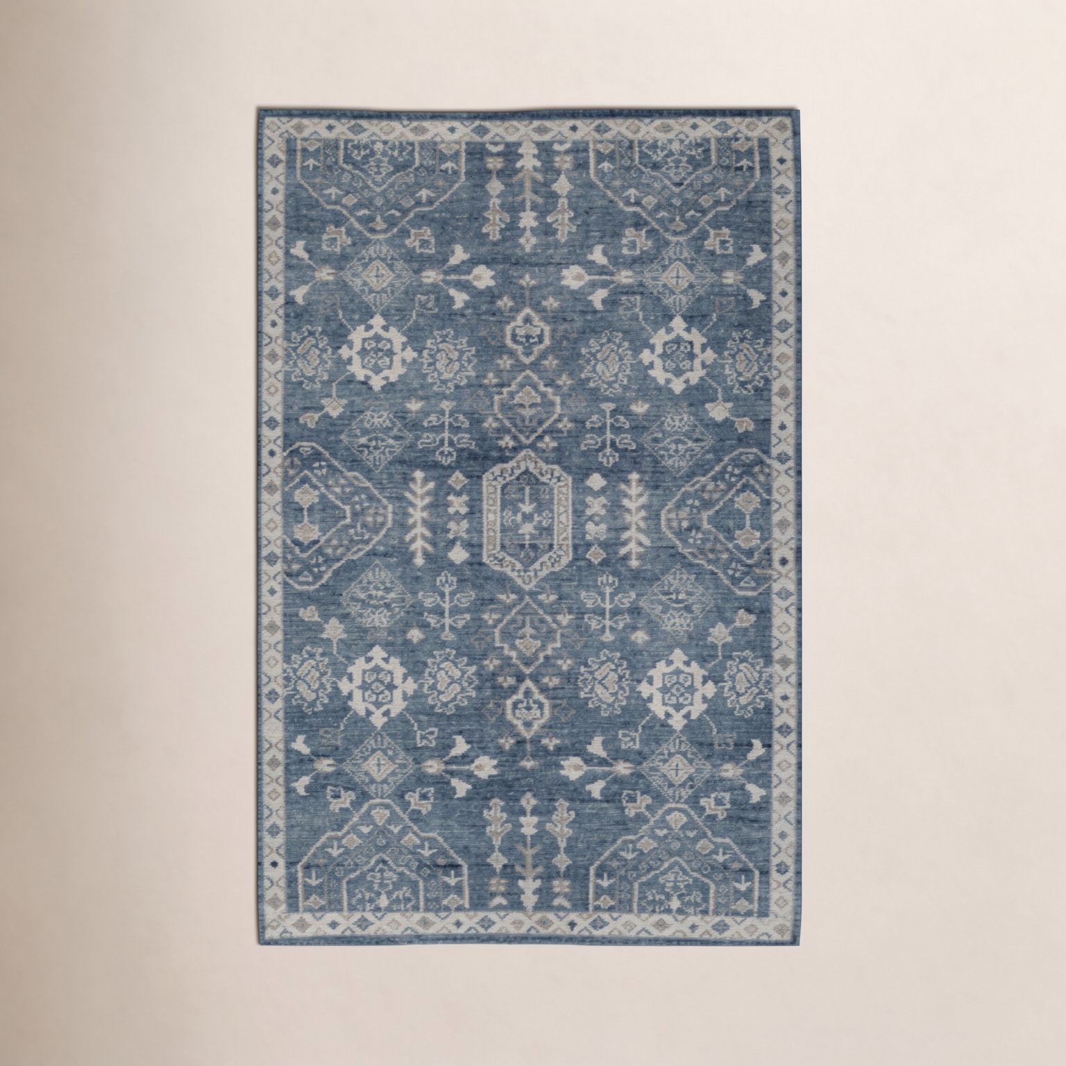 Maeve Hand-Knotted Oriental Wool Rug, Rectangle 5' x 8'