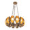Cortez 25-in Brass dimmable LED Chandelier