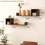 Tablette murale flottante en bois massif