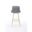 Ensemble de 2 tabourets de bar, avec tabouret de comptoir en tissu chromé et repose-pieds-1927905218-1927905247