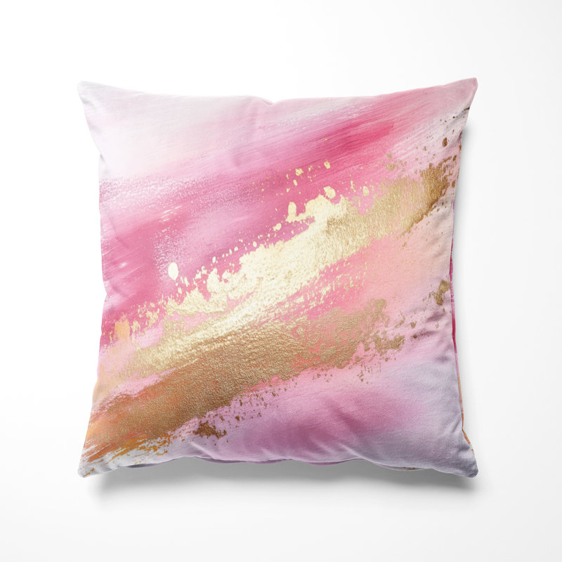 Coussin Brushstroke Elegant, H 16 po x l 16 po